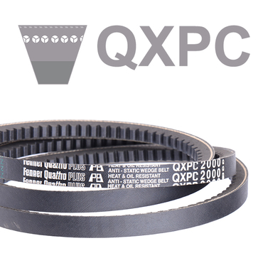 Wedge belt Quattro PLUS CRE raw edge moulded notch narrow section QXPC